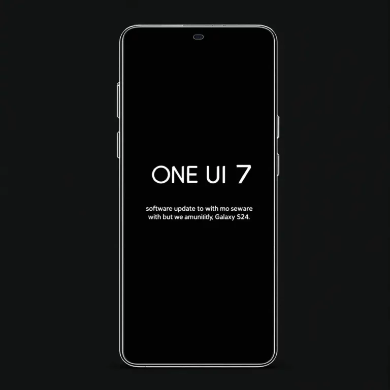 갤럭시 s24 화면에 띄워진 원 UI 7 업데이트 화면