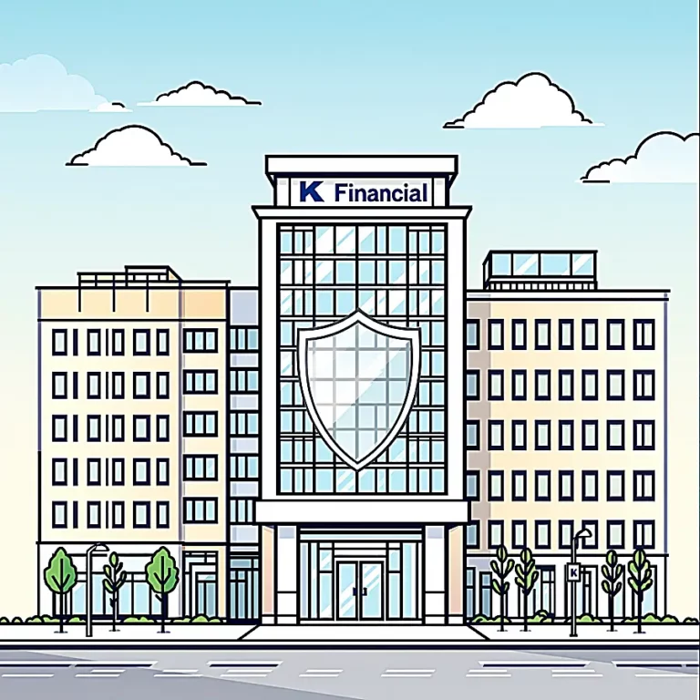 은행 전경 일러스트