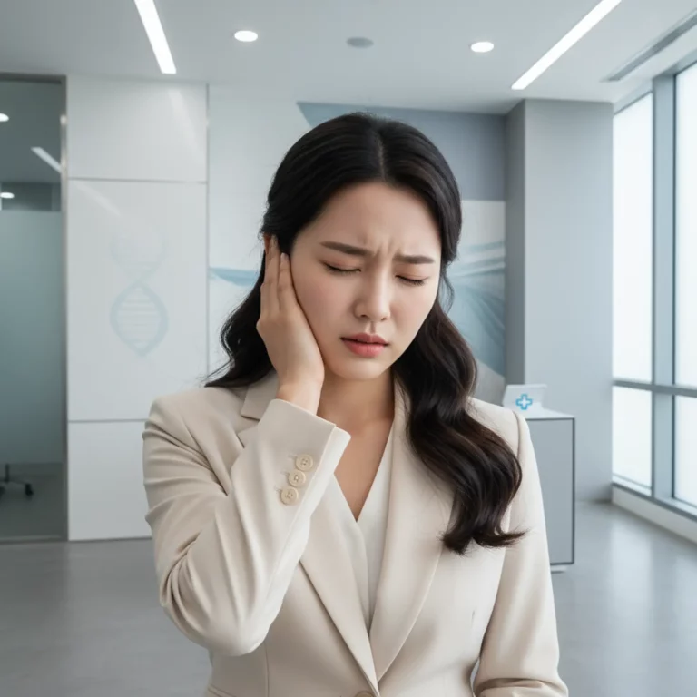 귀-통증-으로-고통스러워-하는-여성-a-woman-suffering-from-ear-pain