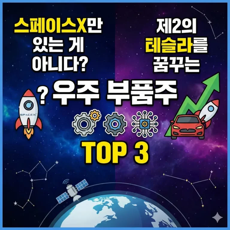스페이스X만 있는 게 아니다? 제2의 테슬라를 꿈꾸는 우주 부품주 TOP 3